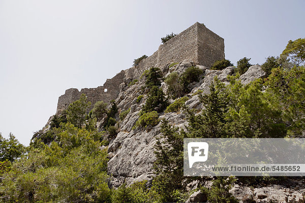 Kastell Kastro Monolithos  Rhodos  Griechenland  Europa