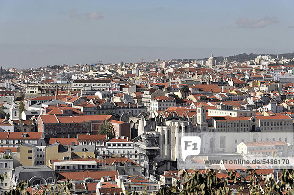 Lissabon Hauptstadt Europa Ansicht Bairro Alto Portugal