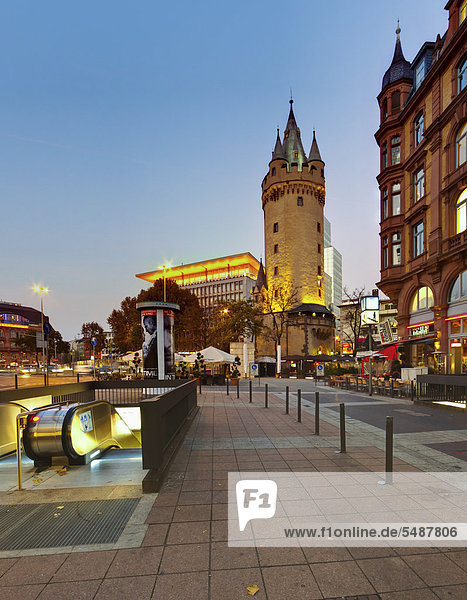 Das Eschenheimer Tor  Frankfurt am Main  Hessen  Deutschland  Europa  ÖffentlicherGrund