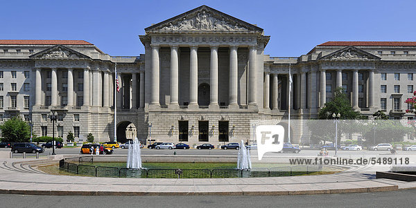Vereinigte Staaten von Amerika USA Washington DC Hauptstadt Landschaft Schutz Fassade Hausfassade District of Columbia