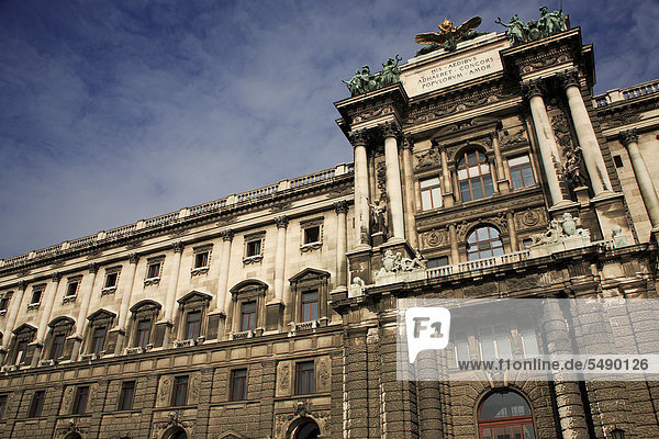 Österreich  Wien  Blick auf die Hofburg
