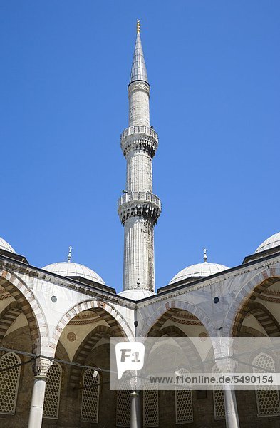 Türkei  Istanbul  Blick auf die Blaue Moschee