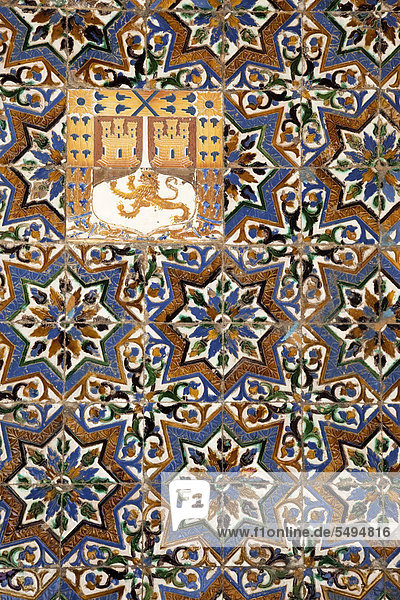 Detail Details Ausschnitt Ausschnitte Wohnhaus Ansicht Europa Kachel Andalusien Sevilla Spanien