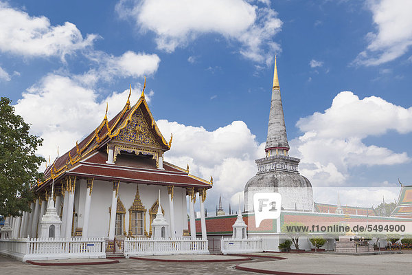 Wat Phra Mahathat Woramahawihaan Tempel  Nakhon Si Thammarat  Thailand  Asien