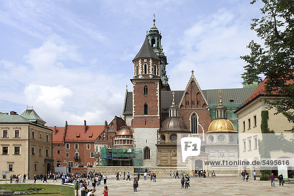 Europa Kathedrale Bastion Krakau Polen