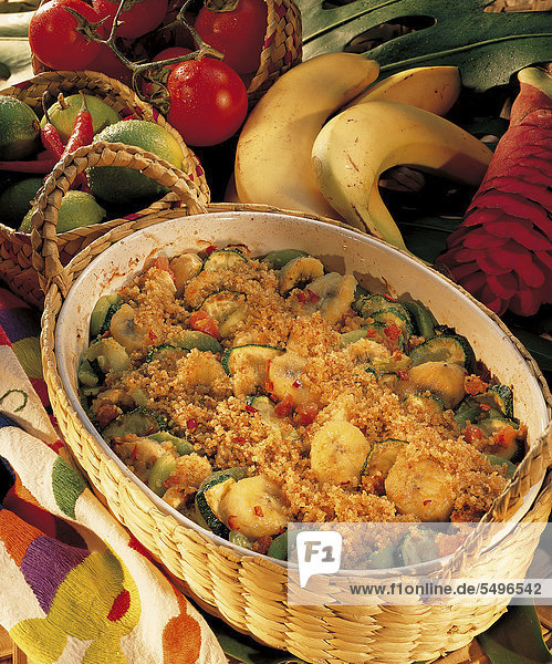 Gemüse-Bananen-Gratin  Brasilien  Rezept gegen Gebühr erhältlich