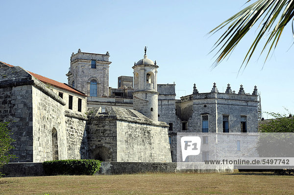 Kastell Castillo de la Real Fuerza historische Altstadt von Havanna Zentrum Habana Vieja Kuba Große Antillen Karibik Mittelamerika Amerika