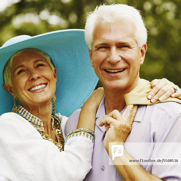 Senior Senioren Frau Mann lächeln Close-up reifer Erwachsene reife Erwachsene