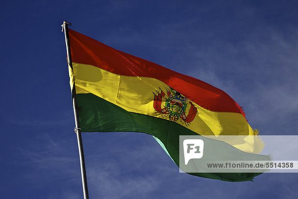 Bolivian flag  Bolivia  South America