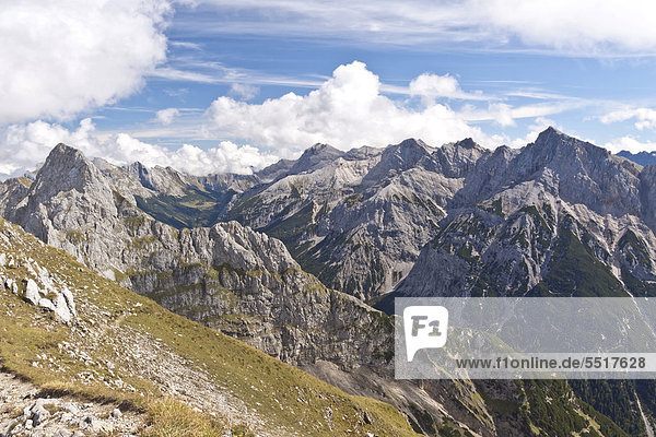 Karwendelgebirge  Alpen  Bayern  Deutschland  Europa