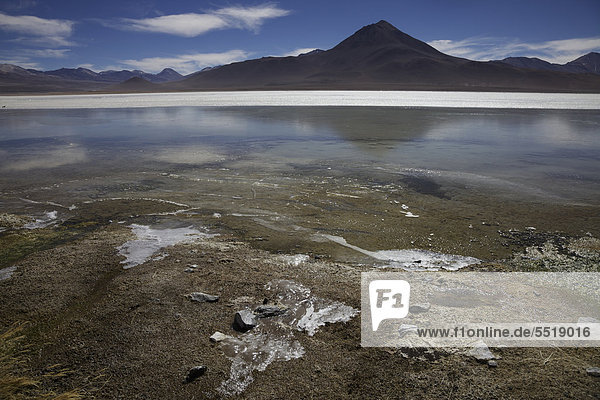 Laguna Blanca  Andina Eduardo Abaro National Park  Alti Plano  Potosi  southern Bolivia  South America