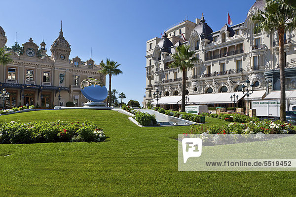 Casino and Hotel de Paris  Place du Casino  Monte Carlo  Principality of Monaco  Europe  PublicGround