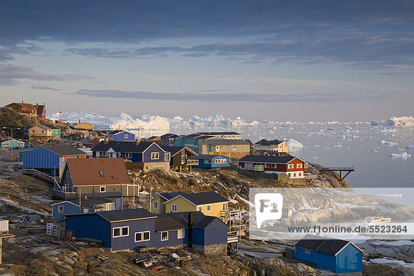Ilulissat with Disko Bay  Greenland