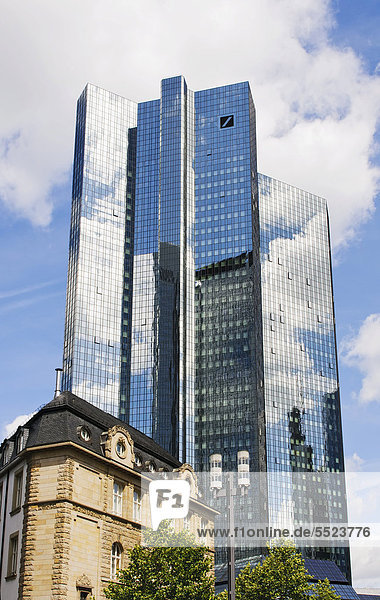 Hauptsitz der Deutschen Bank  Deutsche Bank Tower  Frankfurt am Main  Hessen  Deutschland  Europa