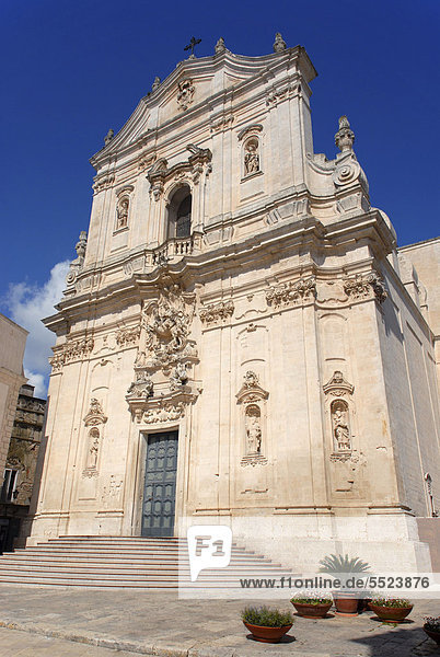 Duomo San Martino in Martina Franca  Apulien  Puglia  Italien  Europa