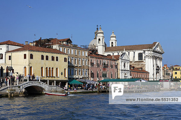 Dorsoduro district  Gesuati church  Venice  UNESCO World Heritage Site  Venetia  Italy  Europe