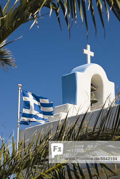 Greek orthodox church Agia Irini  Paros  Greece  Europe