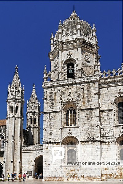 Praco do Imperio  Mosteiro dos Jeronimos  Kirche Santa Maria de Belem  Belem  Lisbon  Portugal  Europe