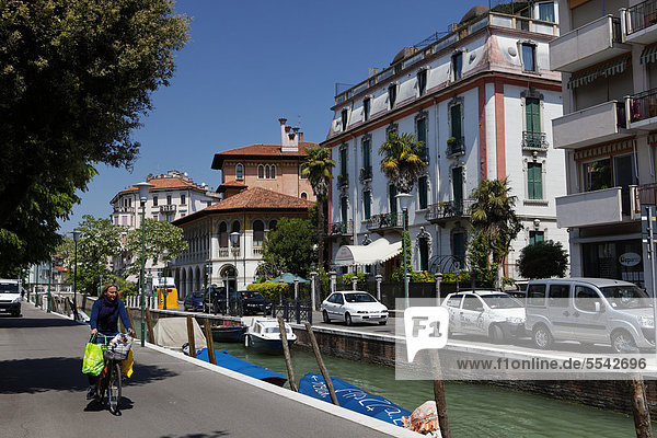Villa on Lido island  Venice  UNESCO World Heritage Site  Venetia  Italy  Europe
