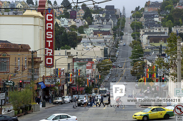 Straßenszene  Castro  San Francisco  Kalifornien  USA