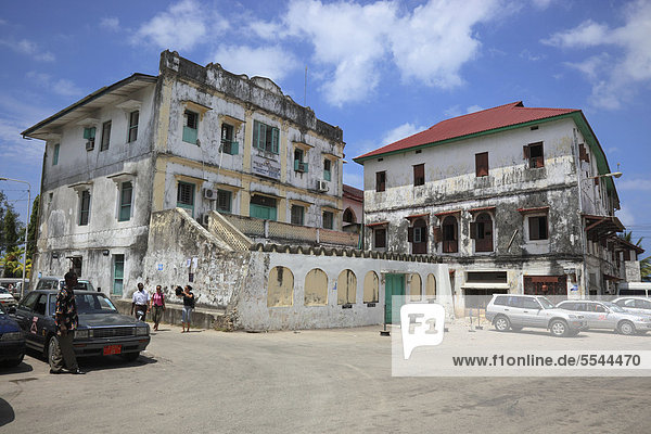 Historic town centre of Stone Town  Zanzibar  Tanzania  Africa