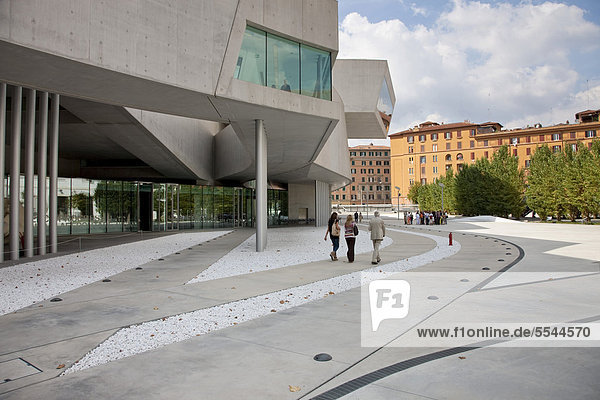 Museo nazionale delle arti del XXI secolo  Nationalmuseum für die Kunst des XXI. Jahrhunderts  kurz auch MAXXI  Rom  Italien  Europa