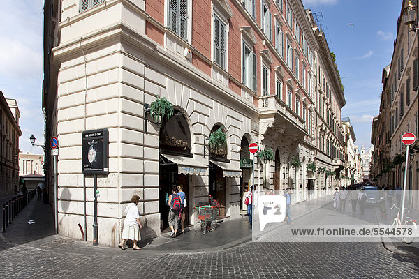 Via del Clementino in der Nähe der Piazza della Rotonda  Rom  Italien  Europa