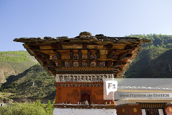 Stupa im traditionellen Baustil  Bhutan
