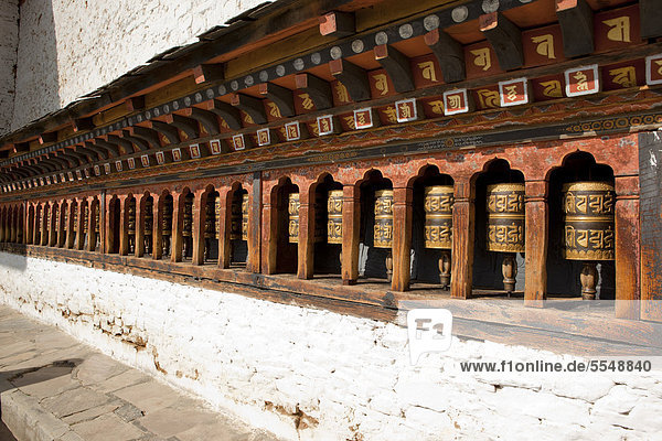 Gebetsmühlen  Bhutan