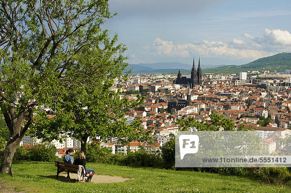 City of Clermont Ferrand  Puy de Dome  Auvergne  France  Europe