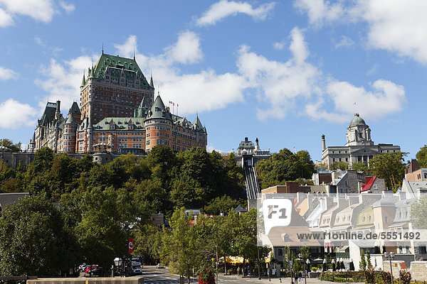 Hotel Chateau Frontenac UNESCO-Welterbe Kanada Quebec Quebec City