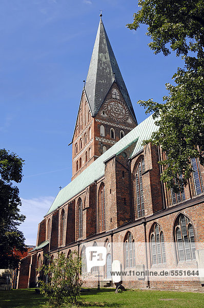 Kirche St. Johannis  Lüneburg  Niedersachsen  Deutschland  Europa