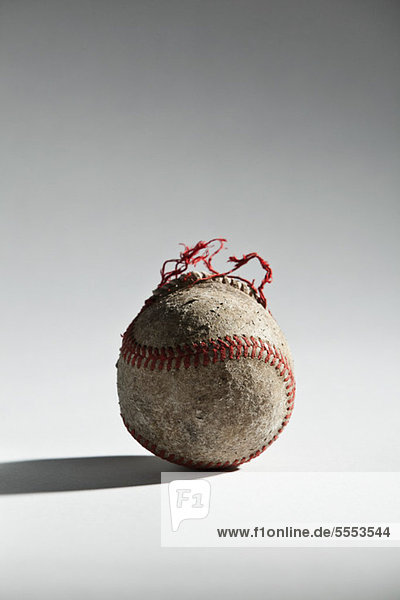 Getragener Baseball