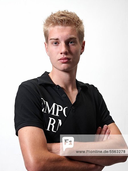 Mann sehen jung Aussichtsplattform