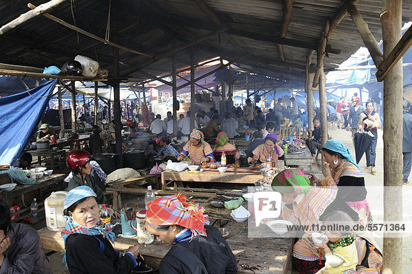 Essen  Markt  Bac Ha  Vietnam  Südostasien  Asien