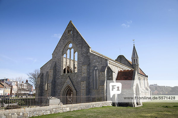 Royal Garrison Kirche  älteste britische Garnisonskirche der Welt  in Old Portsmouth  Hampshire  England  Großbritannien  Eurpopa