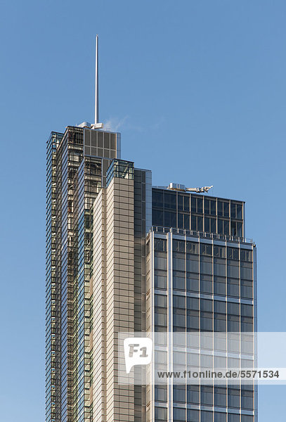Heron Tower oder 110 Bishopsgate Büro-Hochhaus  höchstes Gebäude in der Londoner City  entworfen vom Architekturbüro Kohn Pedersen Fox und 2011 fertiggestellt  London  England  Großbritannien  Europa