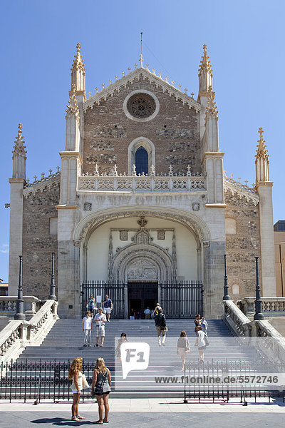 Kirche San Jeronimo el Real  in Madrid  Spanien  Europa