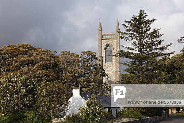 Kirche in Drumcliff  County Sligo  Connacht  Irland  Europa  ÖffentlicherGrund
