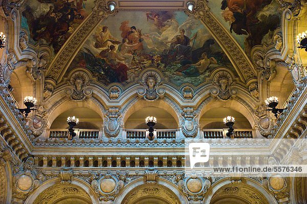 Frankreich  Paris  Opéra Palais Garnier  die Decke