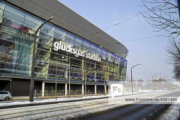 Glücksgas-Stadion  Dynamo Dresden Fußballstadion  Dresden  Sachsen  Deutschland  Europa  ÖffentlicherGrund