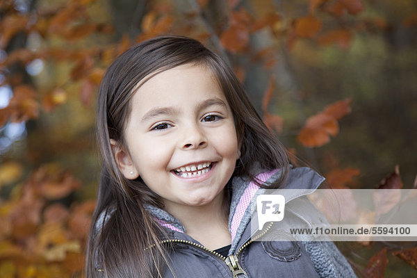 Mädchen lächelnd  Portrait