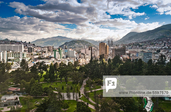 Ansicht von Quito  Ecuador