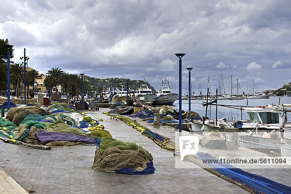 Port  Port Andratx  southwest coast  Majorca  Balearic Islands  Spain  Europe