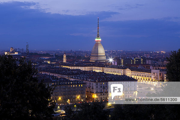 Europa Platz Venetien Italien Piemont Turin