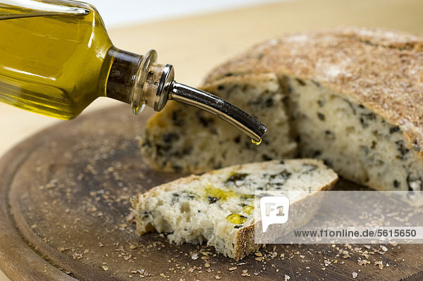 Topfbrot mit Wakame-Algen No-Knead Bread - Rezeptdatei vorhanden