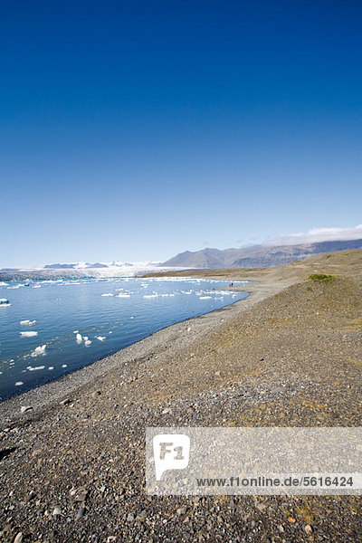 Jokulsarlon glacial lagoon  Iceland