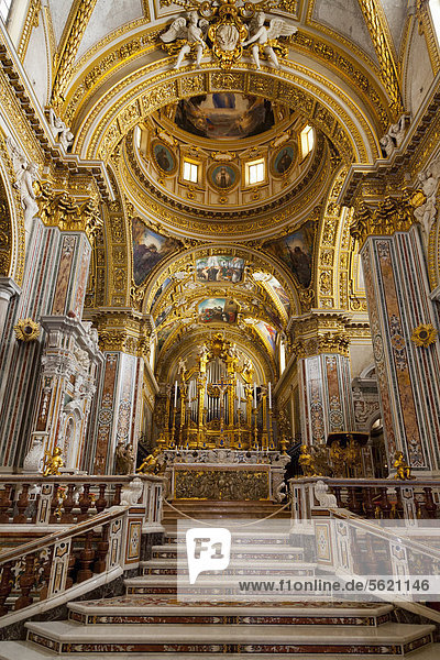 Basilica Cathedral at Monte Cassino Abbey  Cassino  Lazio  Italy  Europe