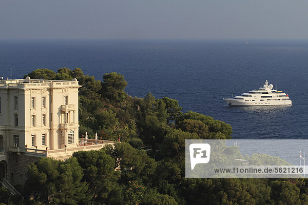 Motor yacht  Apoise  built by Luerssen Yachts  length 67 metres  built in 2006  off Monaco  CÙte d'Azur  Mediterranean  France  Europe