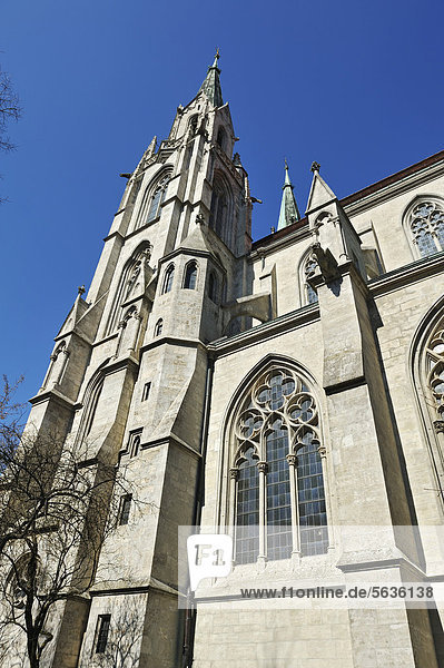Die katholische neugotische Pfarrkirche St. Paul  auch Paulskirche  München  Bayern  Deutschland  Europa